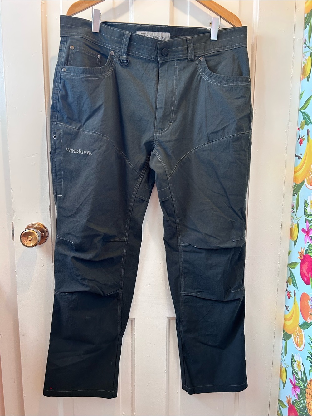 WindRiver Grey Technical Hiking Cargo Pants